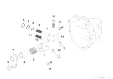 E36 318tds M41 Sedan / Manual Transmission/  S5d G Inner Gear Shifting Parts