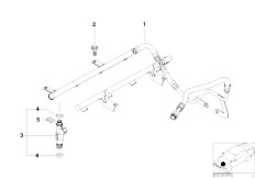 E39 M5 S62 Sedan / Fuel Preparation System Fuel Injection System Injection Valve