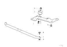 E36 320i M50 Cabrio / Manual Transmission Gearbox Suspension