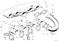 E12 520i M10 Sedan / Engine/  Intake Manifold System-3