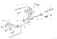 E30 318i M10 4 doors / Steering Hydro Steering Vane Pump Bearing Support