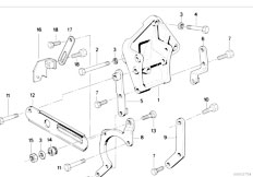 E30 325i M20 2 doors / Steering/  Hydro Steering Vane Pump Bearing Support