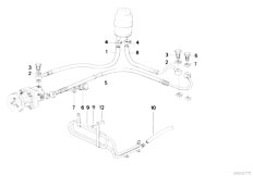 E30 318is M42 2 doors / Steering/  Hydro Steering Oil Pipes