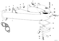 E12 518 M10 Sedan / Engine/  Intake Manifold System