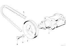 E12 528i M30 Sedan / Steering/  Hydro Steering Vane Pump Single Parts-2