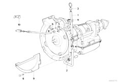 E30 318i M10 4 doors / Automatic Transmission Gearbox Parts