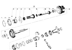 E12 520 M10 Sedan / Automatic Transmission/  Zf 3hp12 Planet Wheel Set