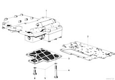 E12 520 M10 Sedan / Automatic Transmission/  Zf 3hp12 Control Unit Attach Parts