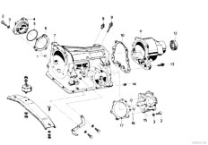 E12 528 M30 Sedan / Automatic Transmission Bw 65 Housing Attach Parts