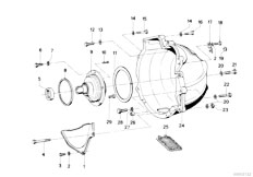 E12 528 M30 Sedan / Automatic Transmission/  Bw 65 Housing Parts Lubricat System