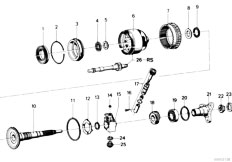 E12 528 M30 Sedan / Automatic Transmission Bw 65 Planet Wheel Set Output