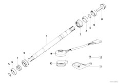 E34 M5 3.8 S38 Sedan / Steering/  Steer Col Steer Spin Upper