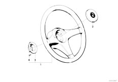 E34 525i M20 Sedan / Steering/  Sports Steering Wheel-2