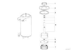 E34 530i M30 Sedan / Steering/  Oil Carrier Levelling Device Singl Parts