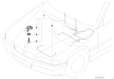 E38 735i M62 Sedan / Universal Accessories/  Marten Repeller