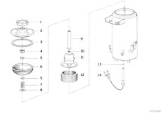 E32 740i M60 Sedan / Steering/  Oil Carrier Levelling Device Singl Parts