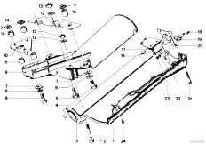 E12 520 M20 Sedan / Steering/  Steering Column Tube Trim Panel-2