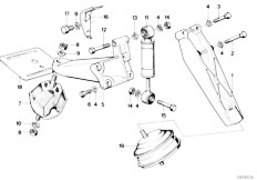 E30 318i M10 4 doors / Engine Engine Suspension Damper