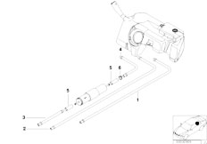 Z3 Z3 M3.2 S50 Roadster / Fuel Supply/  Fuel Pipe