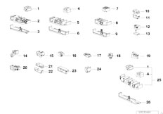 E38 740iL M60 Sedan / Fuel Supply Tubing Support