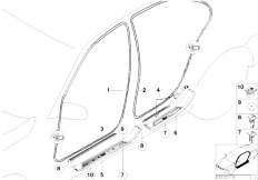E39 530d M57 Touring / Vehicle Trim/  Edge Protection Rockers Covers