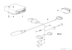 E32 750i M70 Sedan / Automatic Transmission/  Control Unit Egs Programmed-2