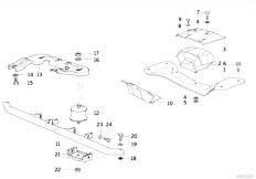 E36 320i M50 Coupe / Automatic Transmission/  Gearbox Suspension-3