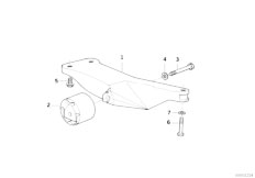 E34 525ix M50 Touring / Automatic Transmission/  Gearbox Suspension Mounting