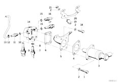 E12 528i M30 Sedan / Engine/  Cooling System Water Hoses