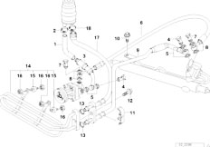 E36 318tds M41 Compact / Steering Hydro Steering Oil Pipes