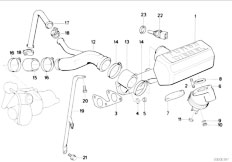 E30 324td M21 4 doors / Engine/  Intake Manifold System Agr