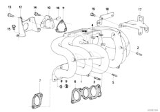 E34 525i M20 Sedan / Engine/  Intake Manifold System