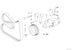 E34 525ix M50 Sedan / Steering/  Hydro Steering Tandem Vane Pump-2