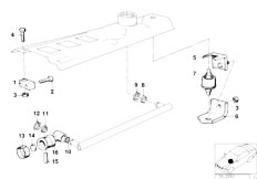 E12 520 M10 Sedan / Gearshift/  Gearbox Shifting Parts-2