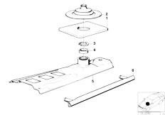 E30 318i M10 4 doors / Gearshift/  Gearbox Shifting Parts-2