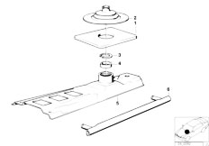 E12 520 M10 Sedan / Gearshift/  Gearbox Shifting Parts