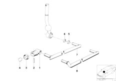 E12 535i M30 Sedan / Gearshift Gearbox Shifting Parts-2