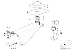 E12 528i M30 Sedan / Gearshift Gearbox Shifting Parts