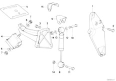 E30 318i M40 4 doors / Engine Engine Suspension Damper