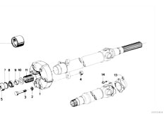 E12 520 M10 Sedan / Drive Shaft/  Drive Shaft Universal Joint