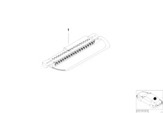 E46 M3 CSL S54 Coupe / Lighting/  Third Stoplamp