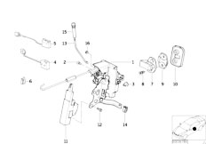 E31 850Ci M70 Coupe / Bodywork Door Lock Front