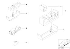 E39 525i M54 Touring / Fuel Supply/  Tubing Support