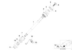 Z3 Z3 3.0i M54 Roadster / Steering/  Steer Col Steer Spin Upper