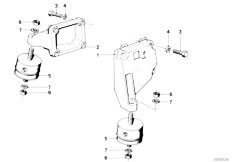 E12 520 M20 Sedan / Engine Engine Suspension Damper-2