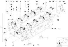 E39 M5 S62 Sedan / Engine Cylinder Head