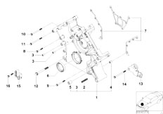 E39 M5 S62 Sedan / Engine/  Lower Timing Case