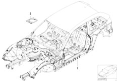 Z3 Z3 3.0i M54 Coupe / Bodywork Body Skeleton