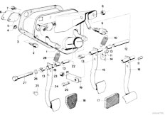 E21 323i M20 Sedan / Pedals Pedals Stop Light Switch