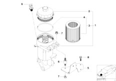 E52 Z8 S62 Roadster / Engine Lubrication System Oil Filter